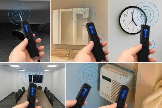Wireless Signal &amp; Hidden Camera Detector - Anti-Spy Bug Detector Device
