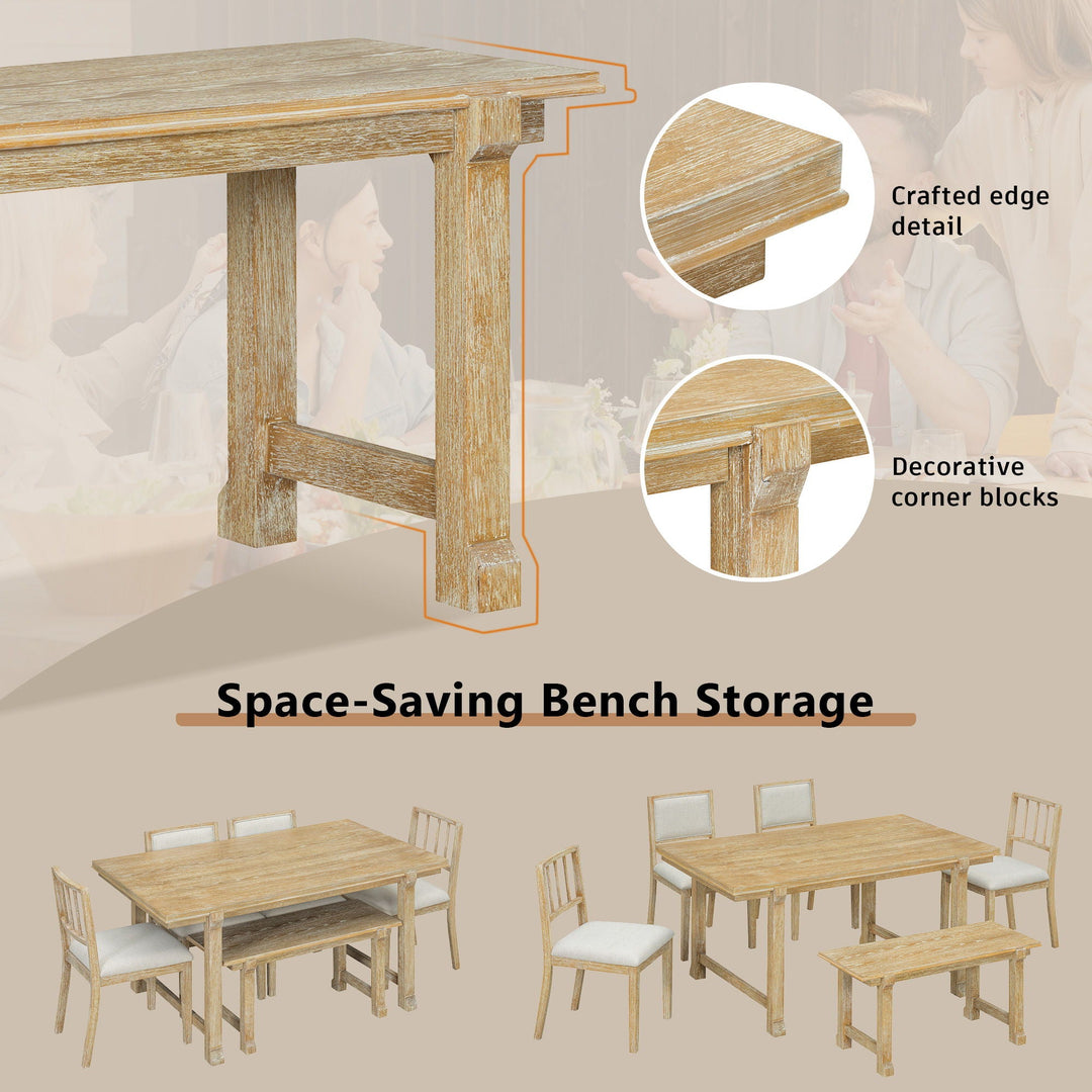 6 Piece Kitchen &amp; Dining Room Furniture
