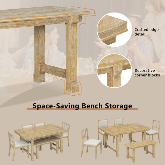 6 Piece Kitchen &amp; Dining Room Furniture