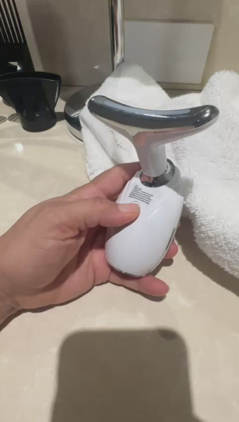 Neck &amp; Face Lifting LED Therapy Device