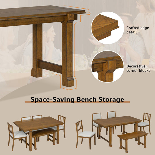 6 Piece Kitchen &amp; Dining Room Furniture