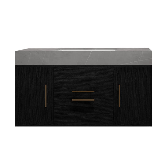39.4 Inches Single Contemporary Floating Bathroom Vanity