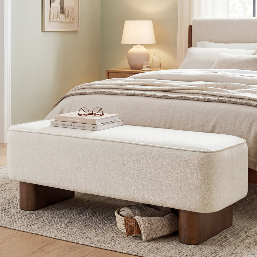 Modern Upholstered Ottoman Bench