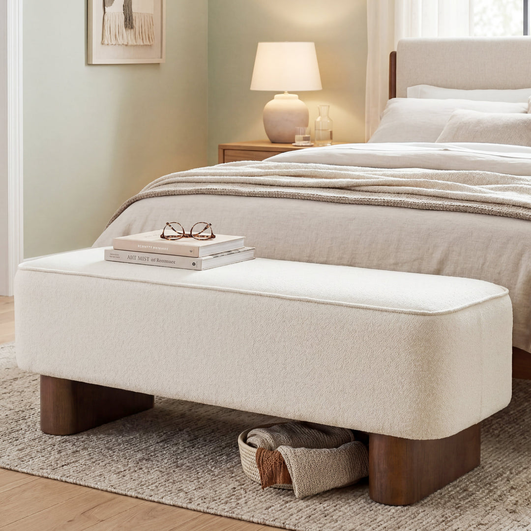 Modern Upholstered Ottoman Bench