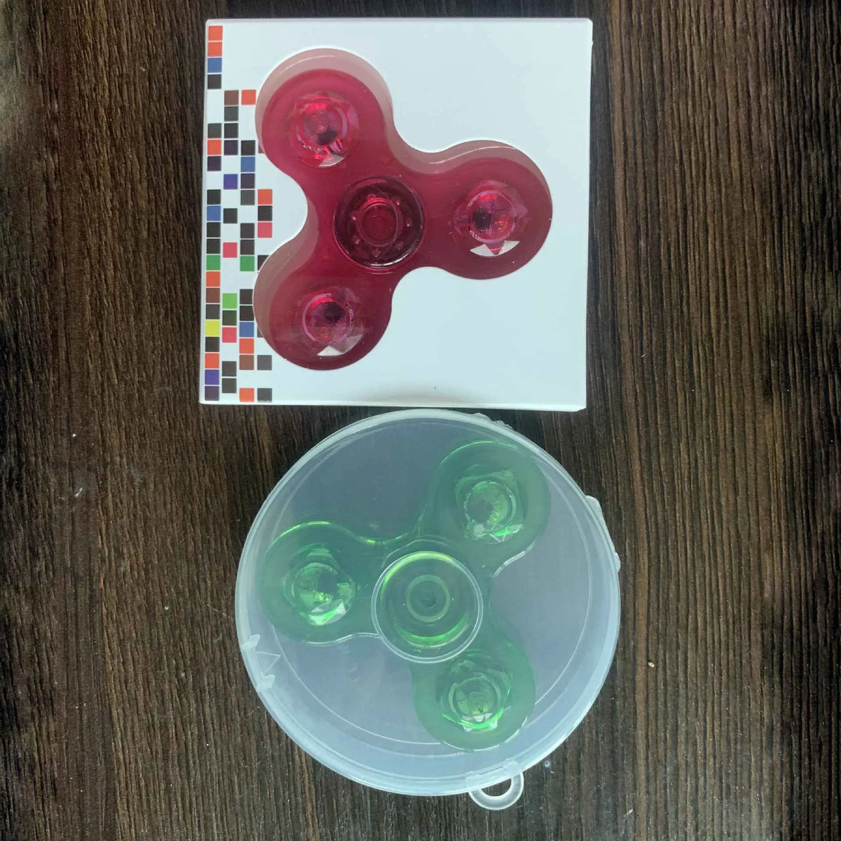Luminous LED Light Fidget Spinner – Glow-In-The-Dark Stress Relief Toy