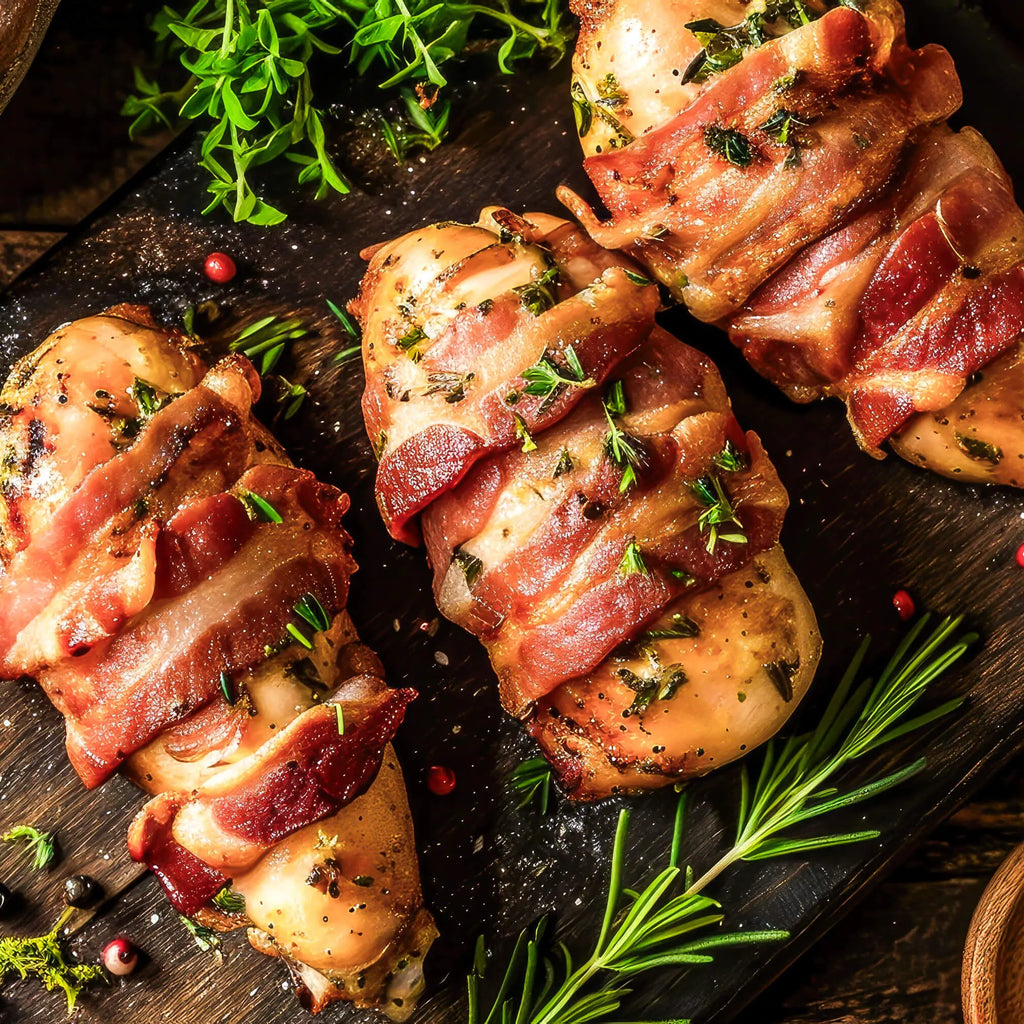 Bacon Wrapped Stuffed Chicken Breasts - Limited Drop!