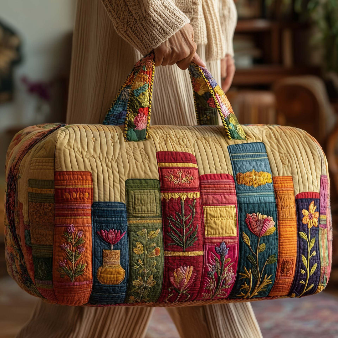 Bookwind Series Short-Distance Handheld Quilted Embroidery Travel Bag Multi-Functional