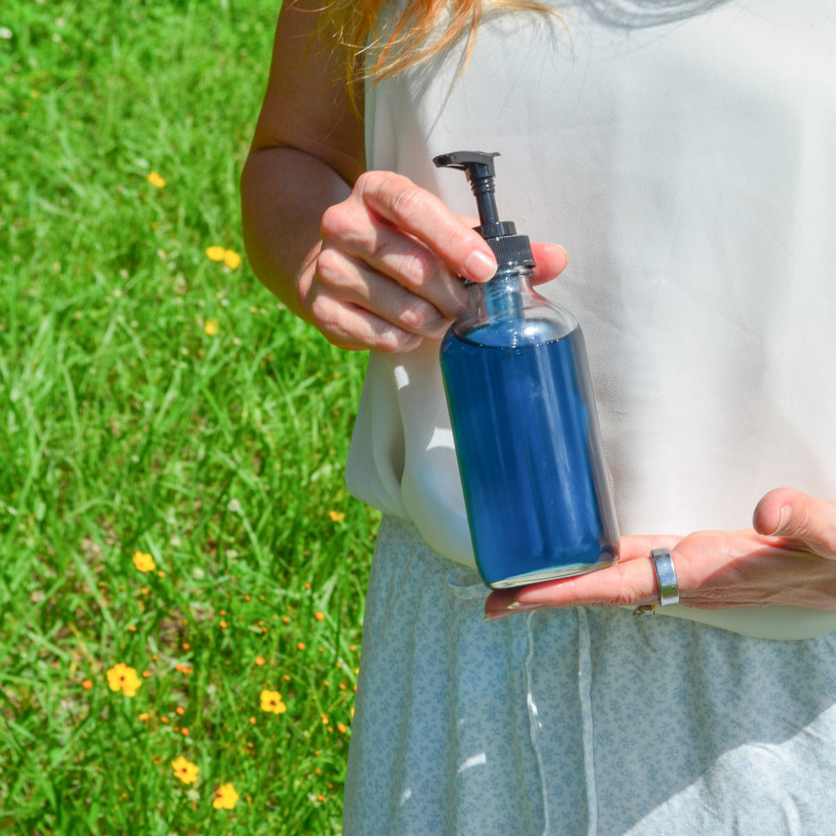 Body Nourishing Blue Bloom Botanical Body Oil