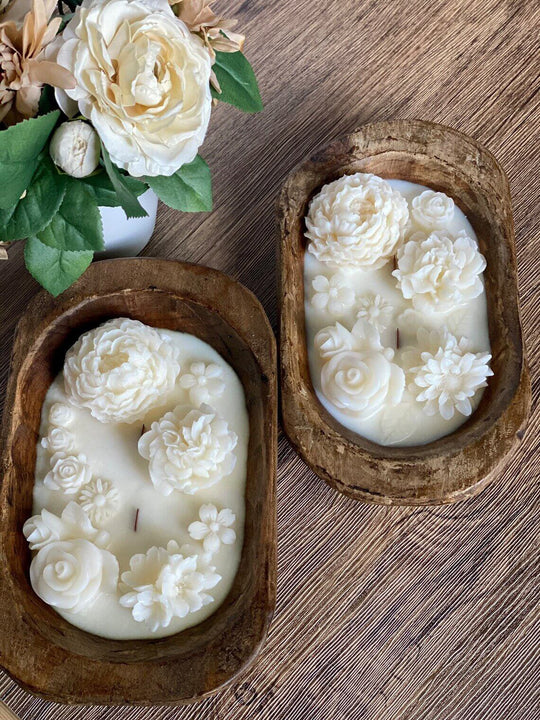 Botanical Garden Dough Bowl Candle | Two Styles