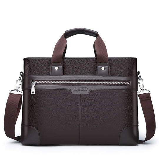 Mens Business Hand Bag Travel Shoulder Crossbody Briefcase
