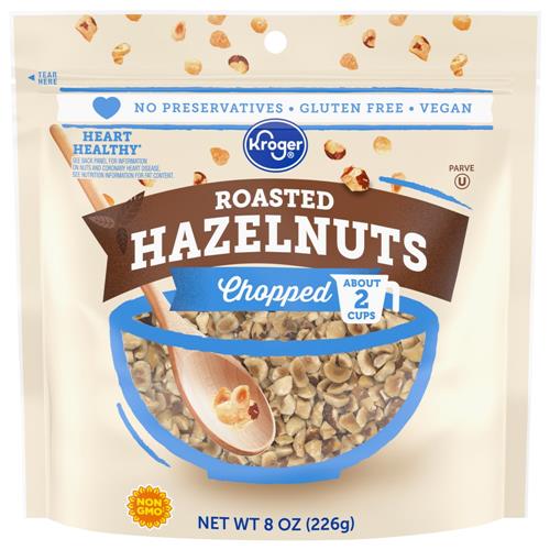 Kroger Roasted Chopped Hazelnuts 8 oz