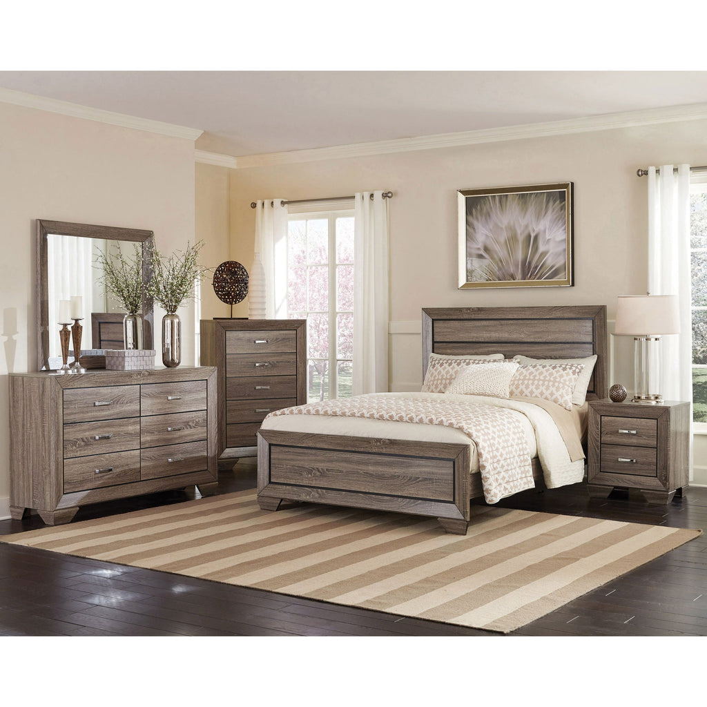 Oatfield Washed Panel Bed