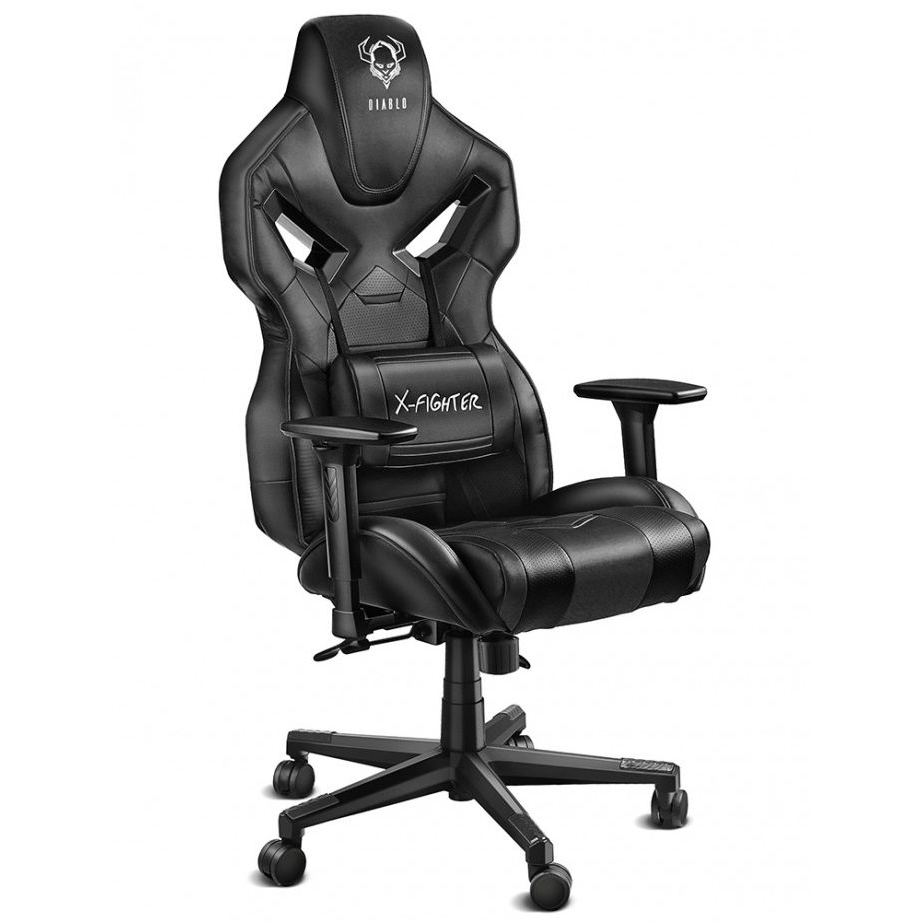Diablo Chairs X-Fighter fekete gamer szék