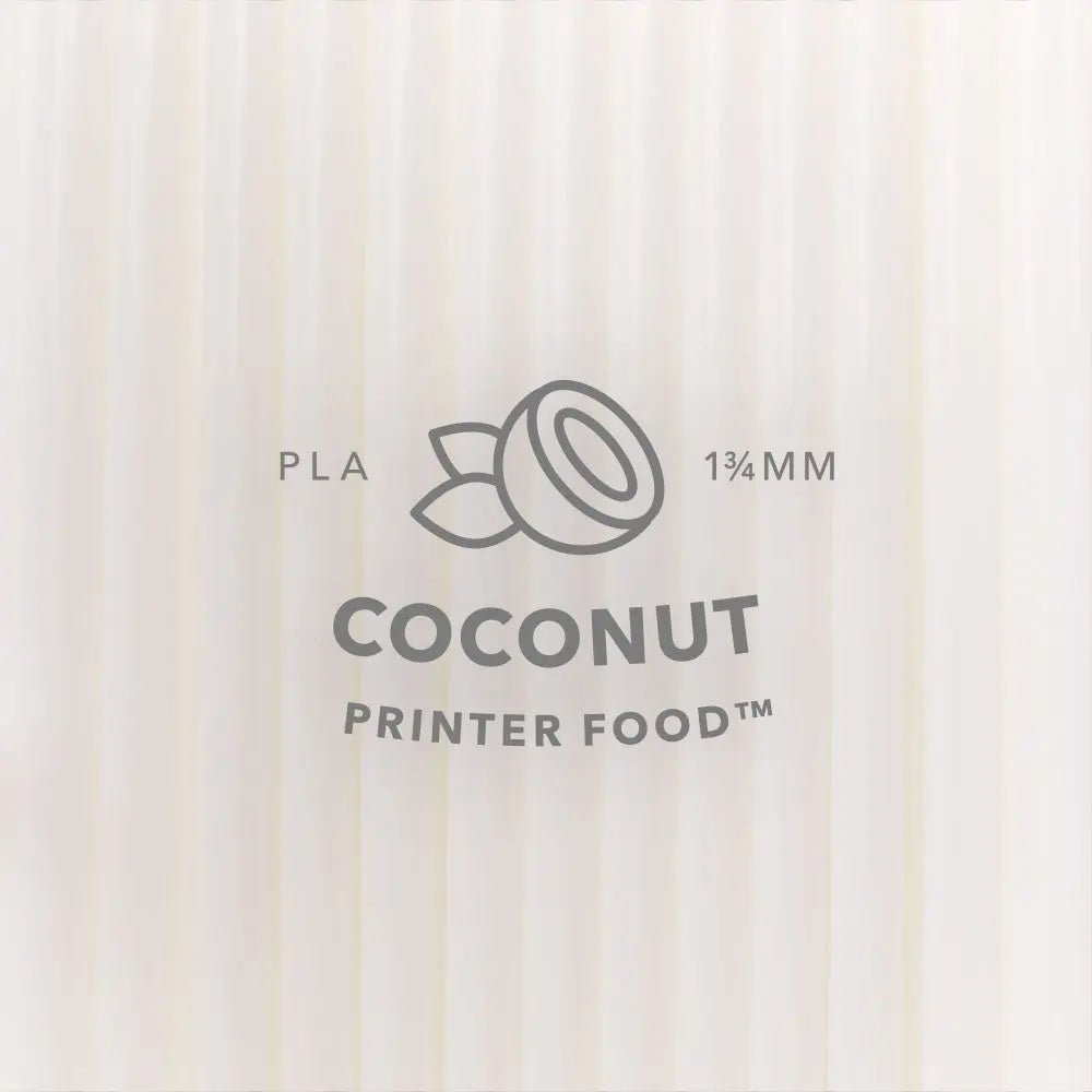 Coconut Printer Food - Jumbo Size for Extra Printing Fun