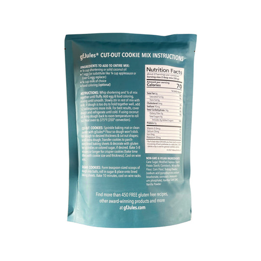 gfJules Gluten Free Cut-Out &amp; Sugar Cookie Mix
