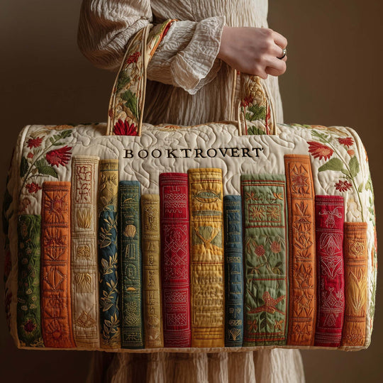 Bookwind Series Short-Distance Handheld Quilted Embroidery Travel Bag Multi-Functional