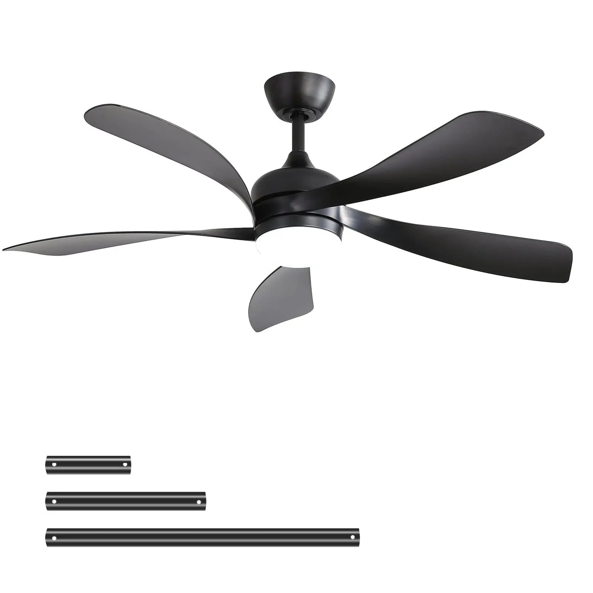 45 Inch Matte Ceiling Fan with LED Light