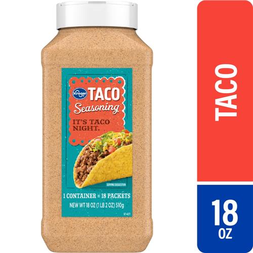 Kroger Taco Seasoning 18 oz