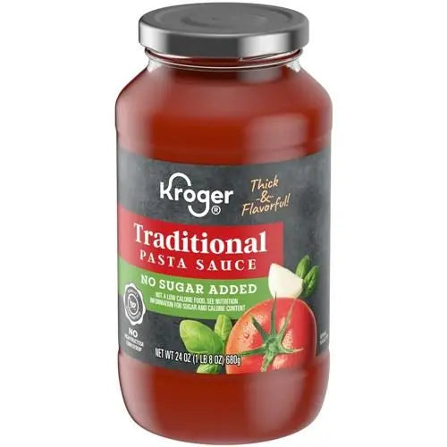 No Sugar Added Traditional Pasta Sauce - Kroger 24 oz