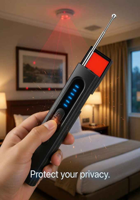 Wireless Signal &amp; Hidden Camera Detector - Anti-Spy Bug Detector Device