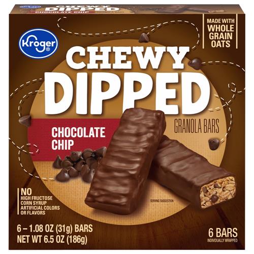 Kroger Chocolate Chip Chewy Granola Bars 6 ct