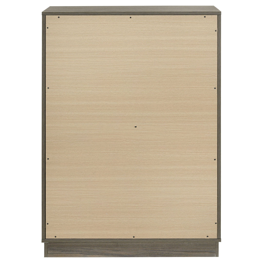 Fenwick 4-drawer Chest of Drawers Grey Oak
