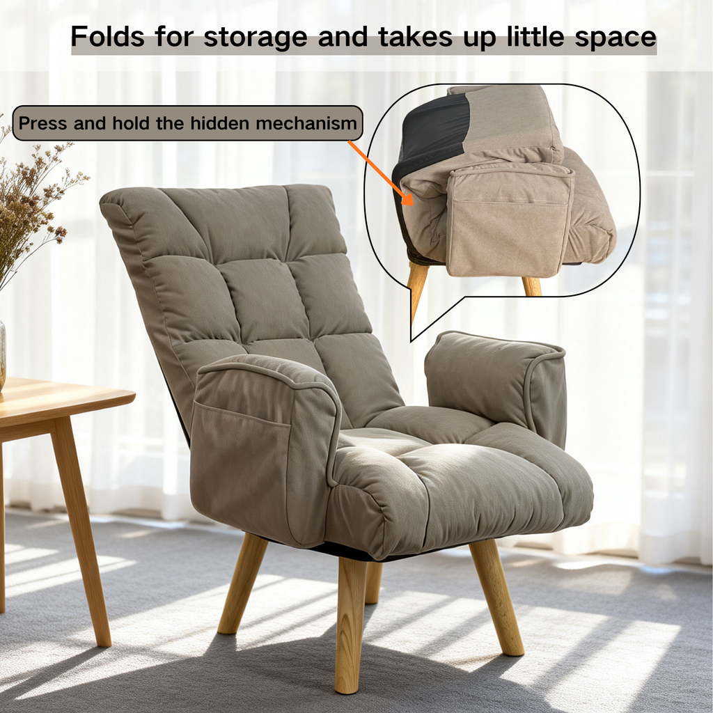 Sofa Lounge Chair - Rotatable and Adjustable for Ultimate Comfort