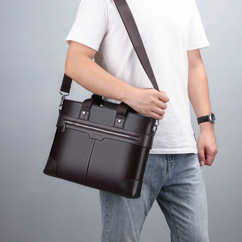 Mens Business Hand Bag Travel Shoulder Crossbody Briefcase