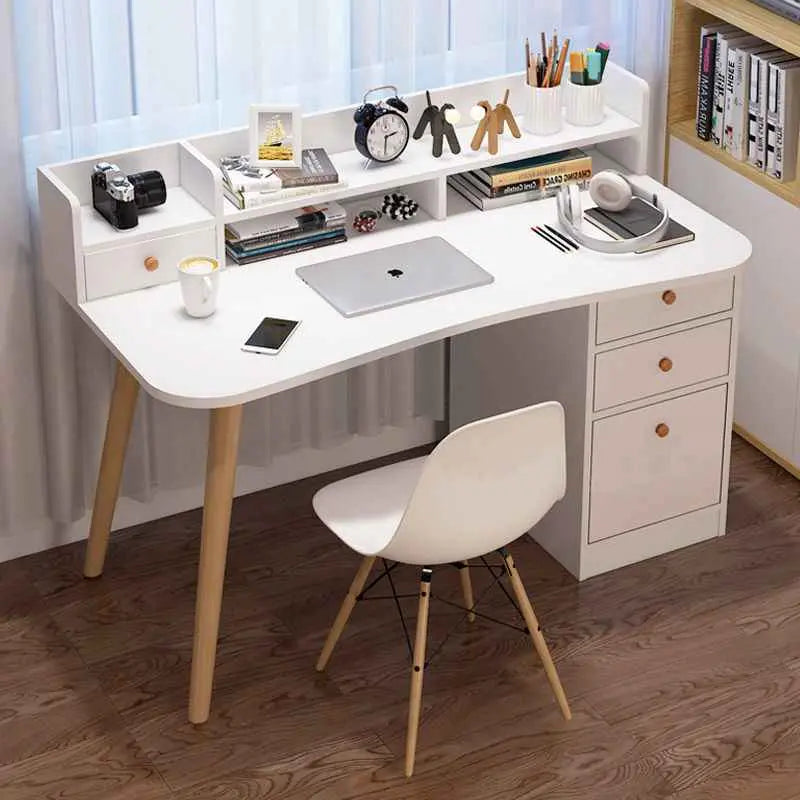 Computer Desk with Bookshelf - Simple and Modern Design