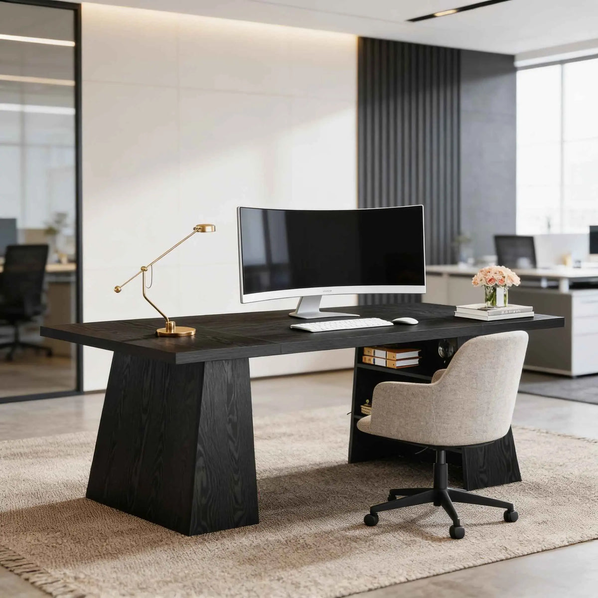 Stylish Computer Desk for an Organized Office Space