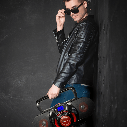 Emerson Portable Stereo Bluetooth Boombox - Refurbished