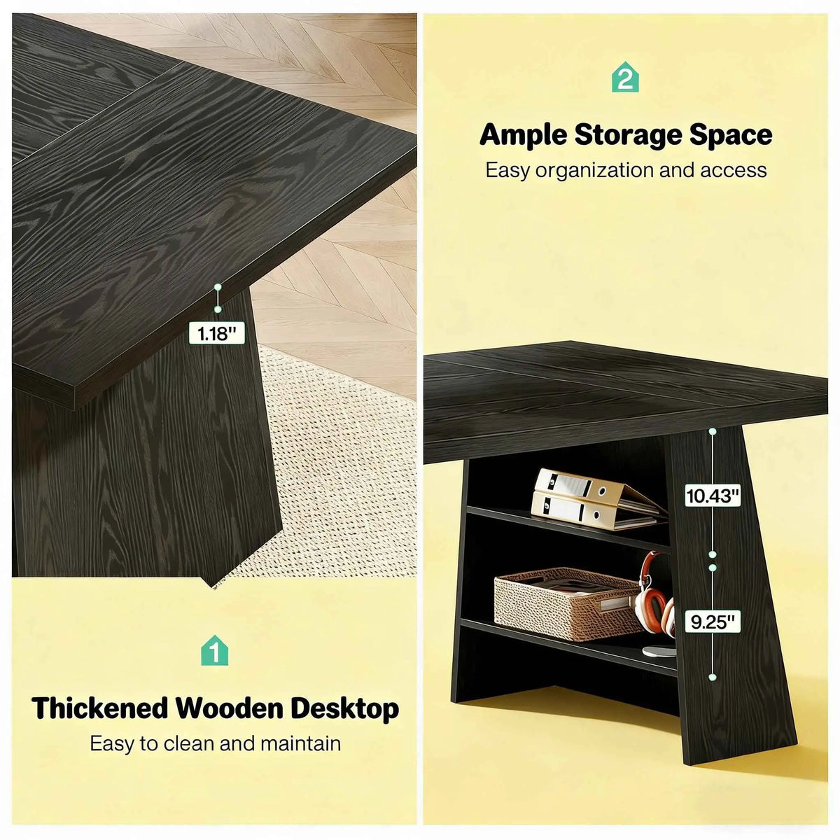 Stylish Computer Desk for an Organized Office Space