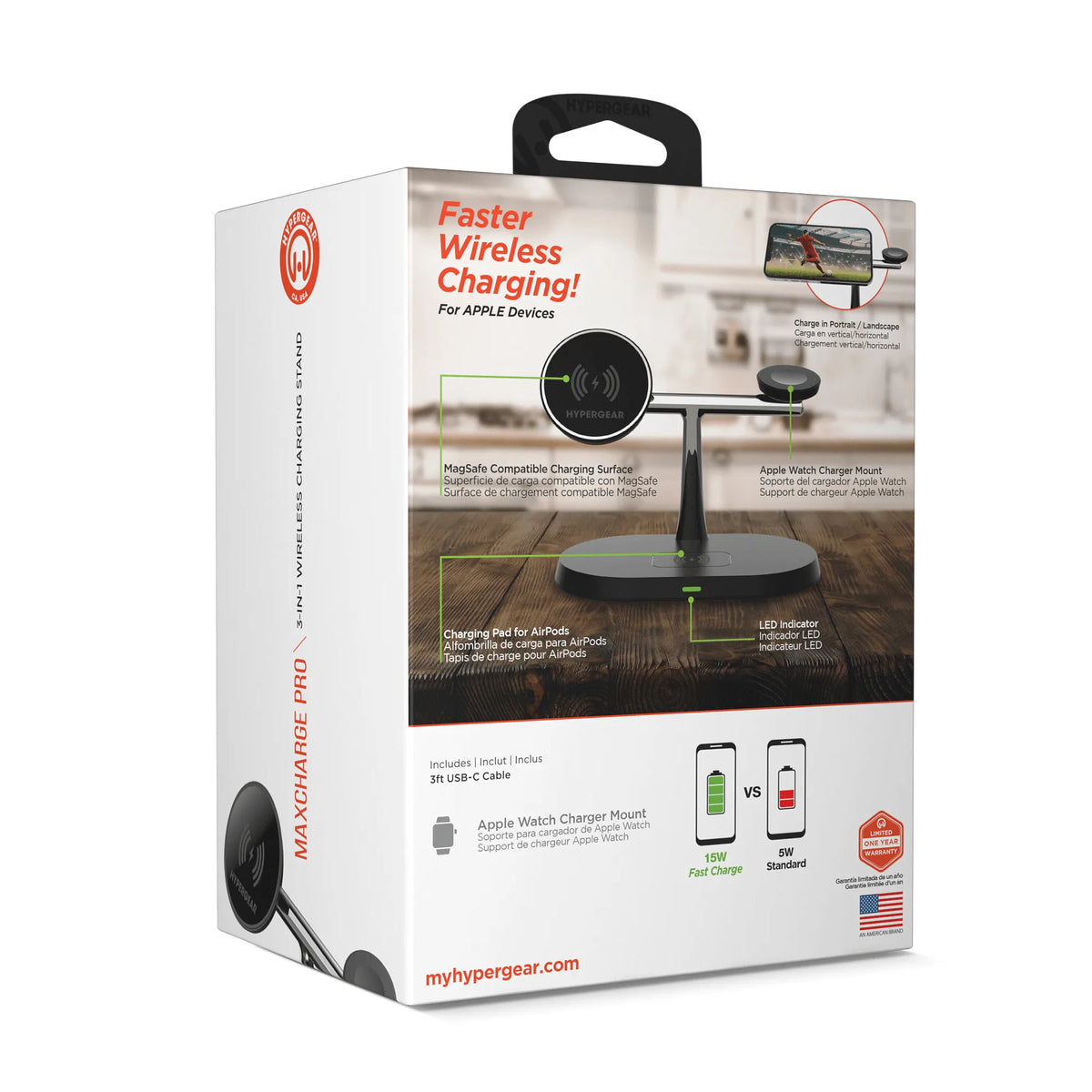 Charging Made Easy: HyperGear MaxCharge Pro 3-in-1 MagSafe Stand