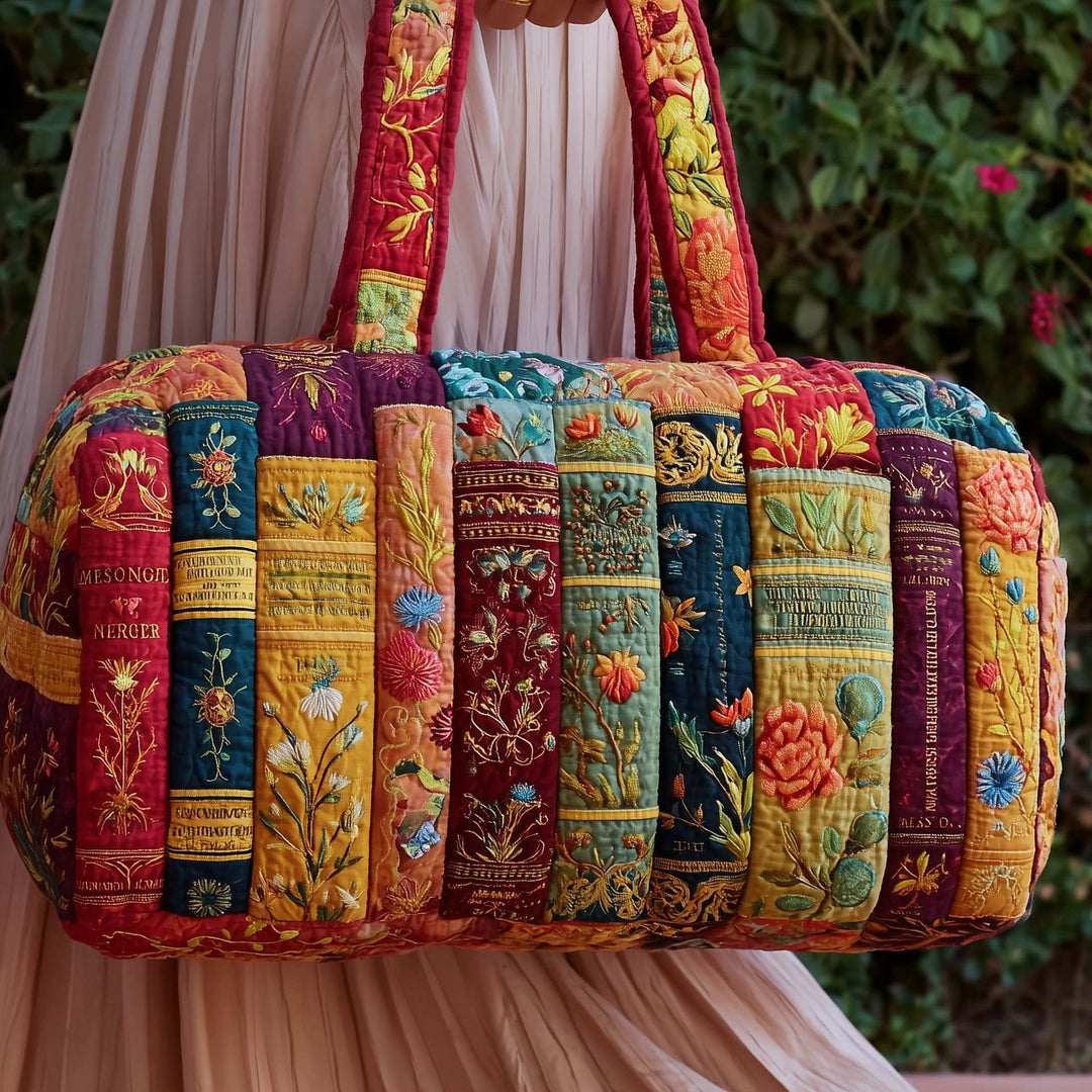 Bookwind Series Short-Distance Handheld Quilted Embroidery Travel Bag Multi-Functional