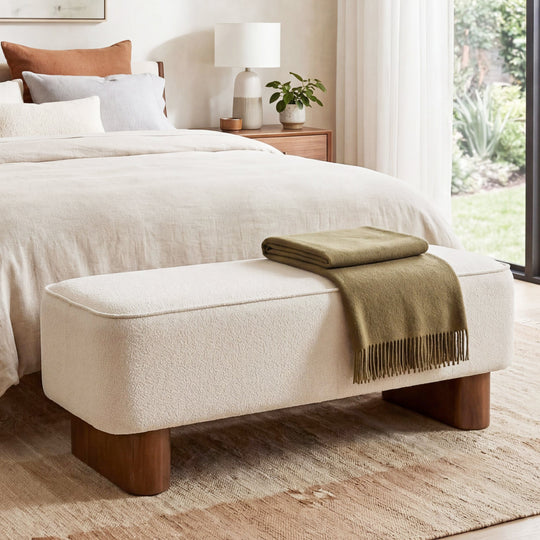 Modern Upholstered Ottoman Bench