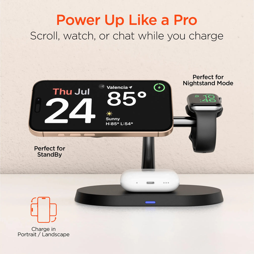 Charging Made Easy: HyperGear MaxCharge Pro 3-in-1 MagSafe Stand
