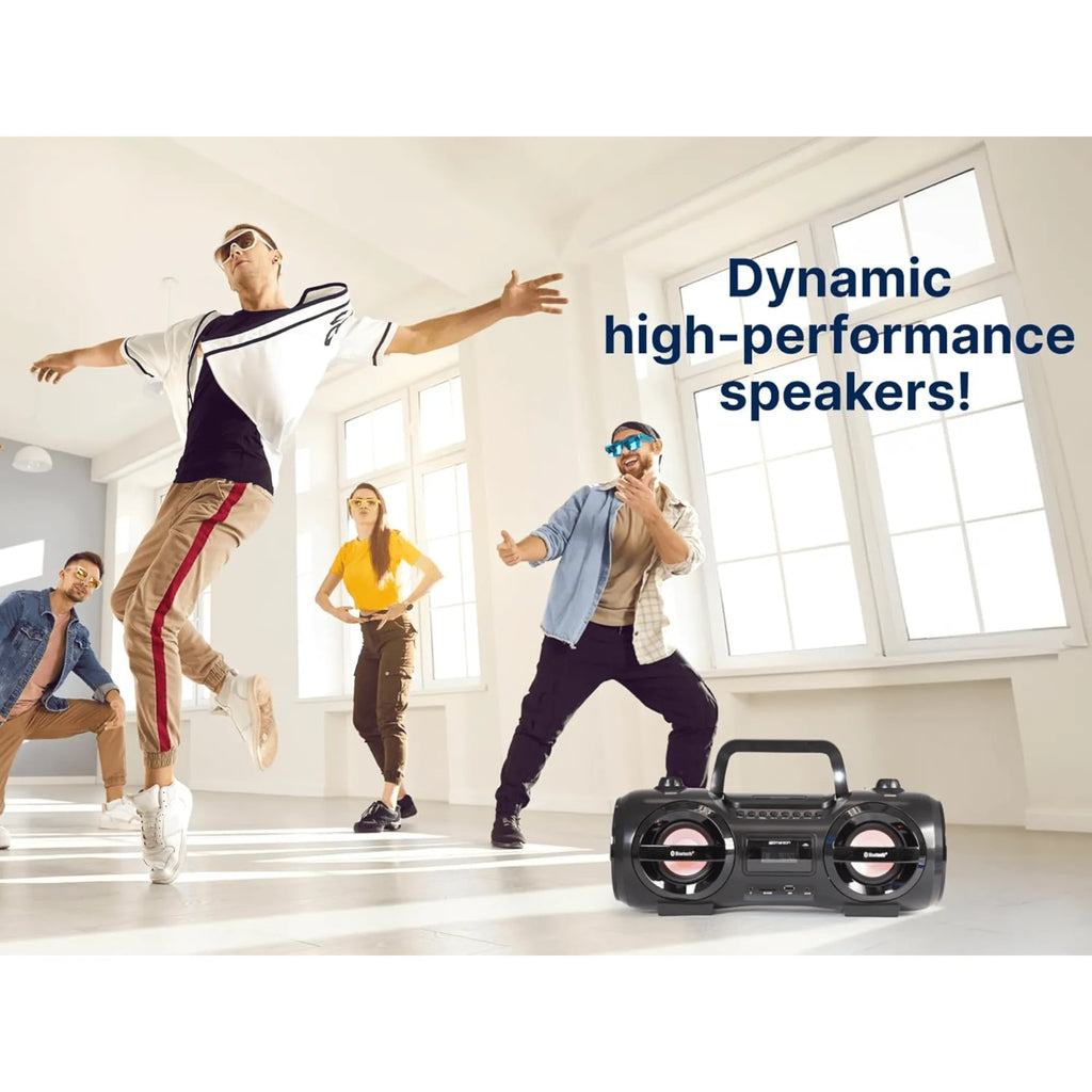 Emerson Retro Portable CD Boombox - Refurbished Quality Sound