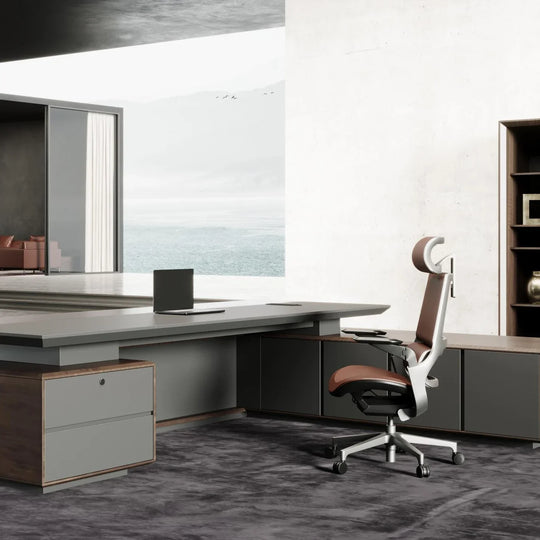 Frisco · Modern L-Shaped Executive Desk