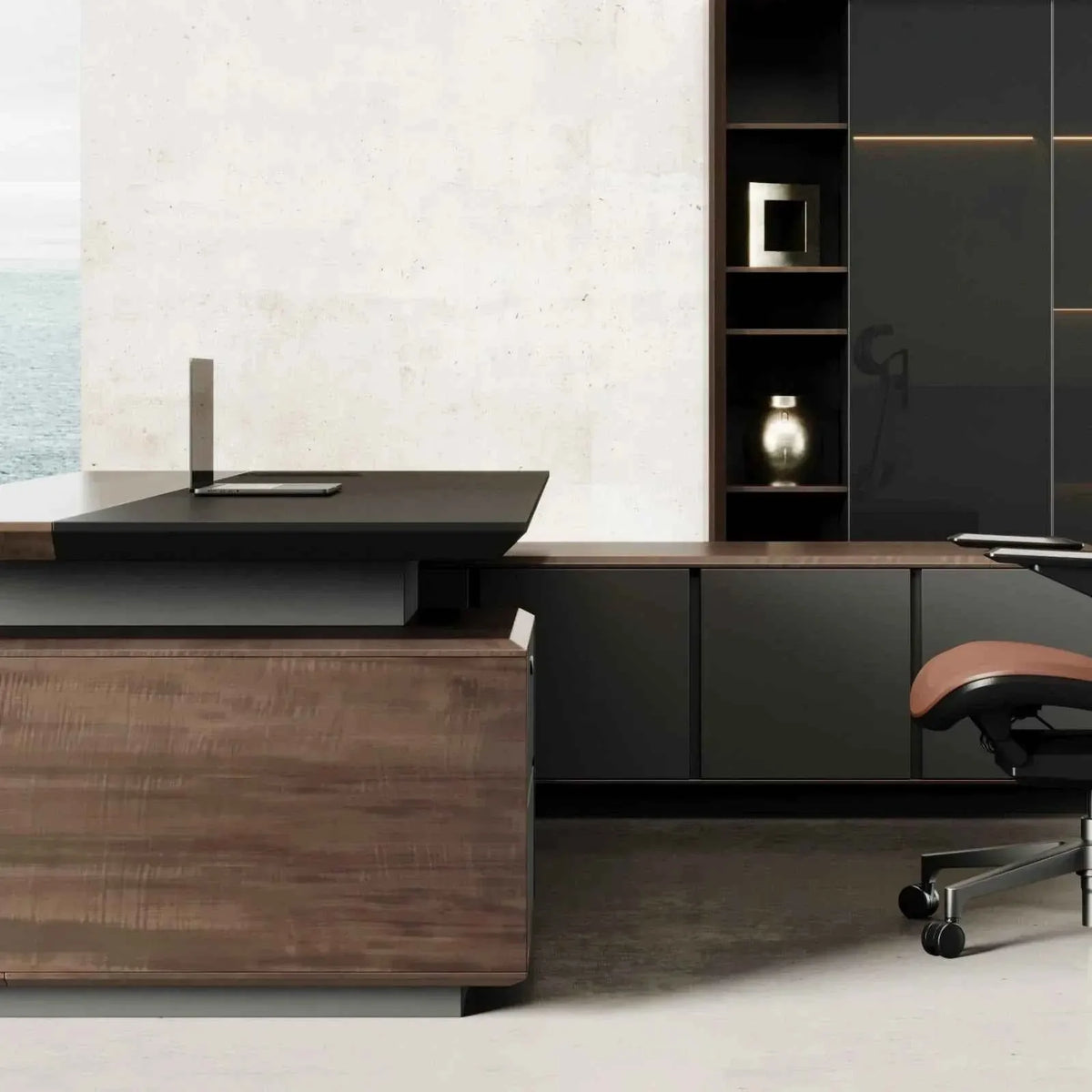 Frisco · Modern L-Shaped Executive Desk