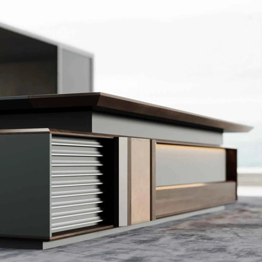 Frisco · Modern L-Shaped Executive Desk
