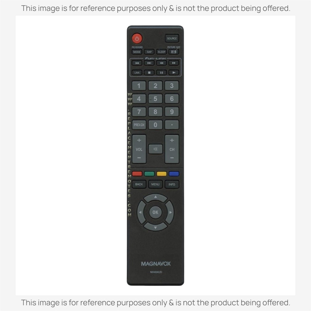 Substitute for Magnavox NH404UD TV Remote Control [RR409UD]