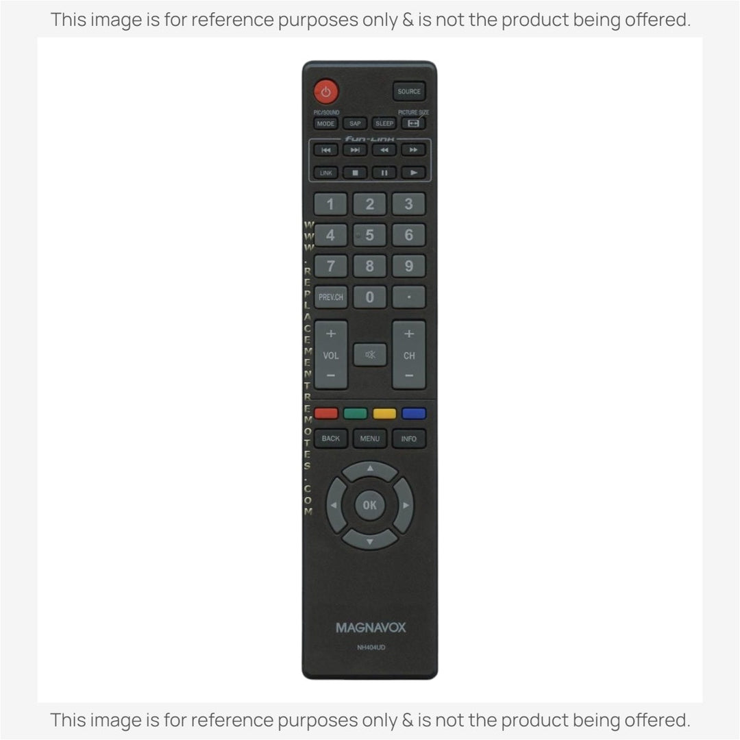 Substitute for Magnavox NH404UD TV Remote Control [RR409UD]