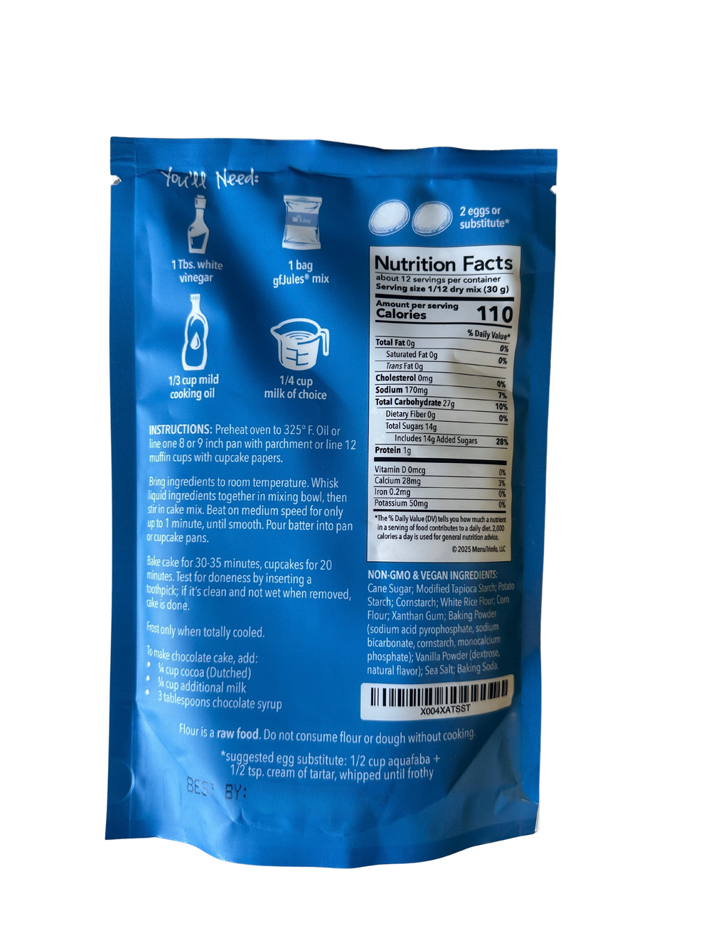 gfJules Gluten Free Birthday Cake Mix