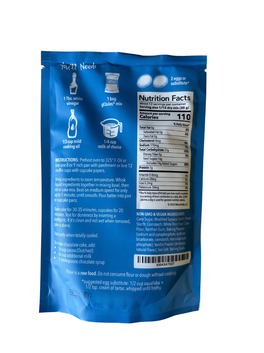 gfJules Gluten Free Birthday Cake Mix