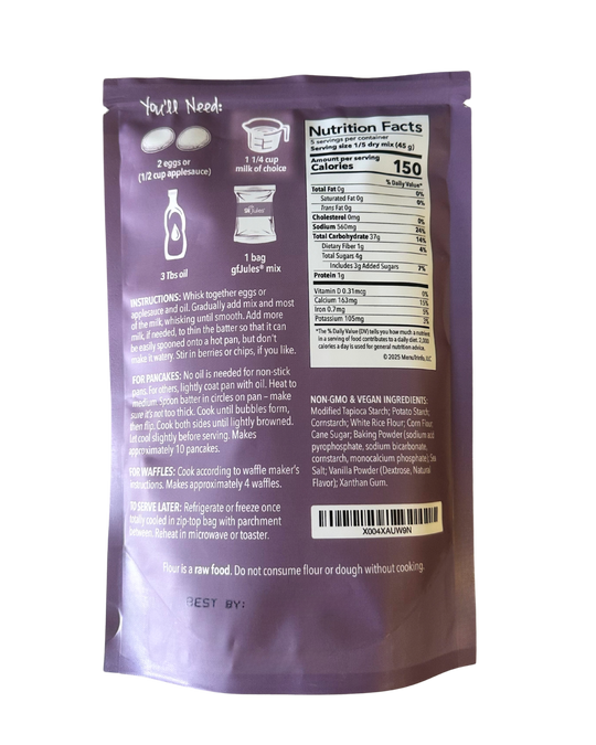 gfJules Gluten Free Pancake &amp; Waffle Mix
