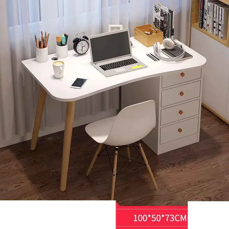 Computer Desk with Bookshelf - Simple and Modern Design
