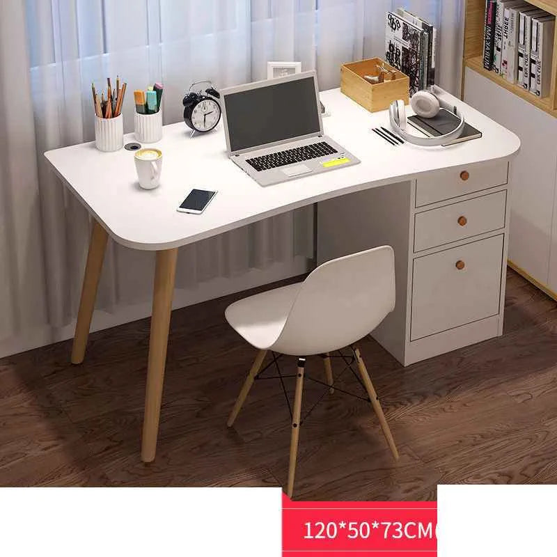 Computer Desk with Bookshelf - Simple and Modern Design
