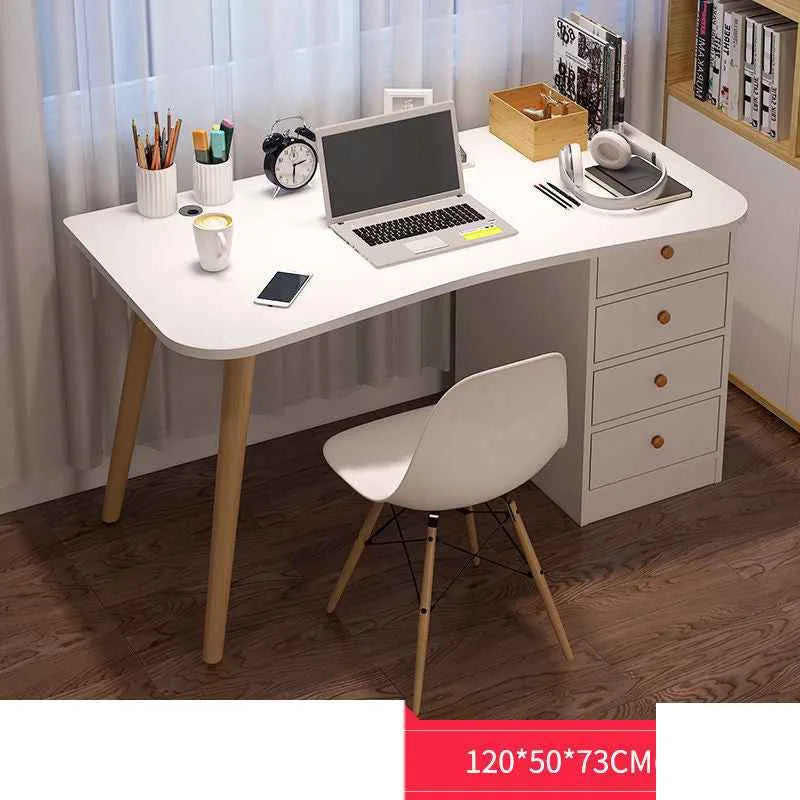 Computer Desk with Bookshelf - Simple and Modern Design