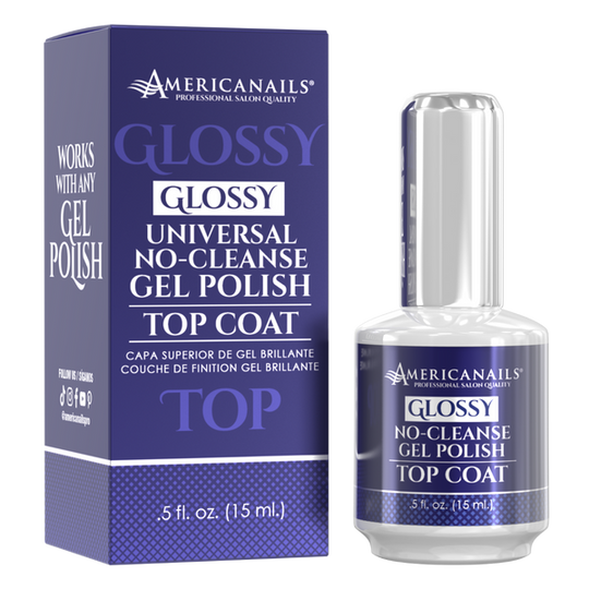 No-Cleanse Gel Polish Top Coat | Glossy .5oz