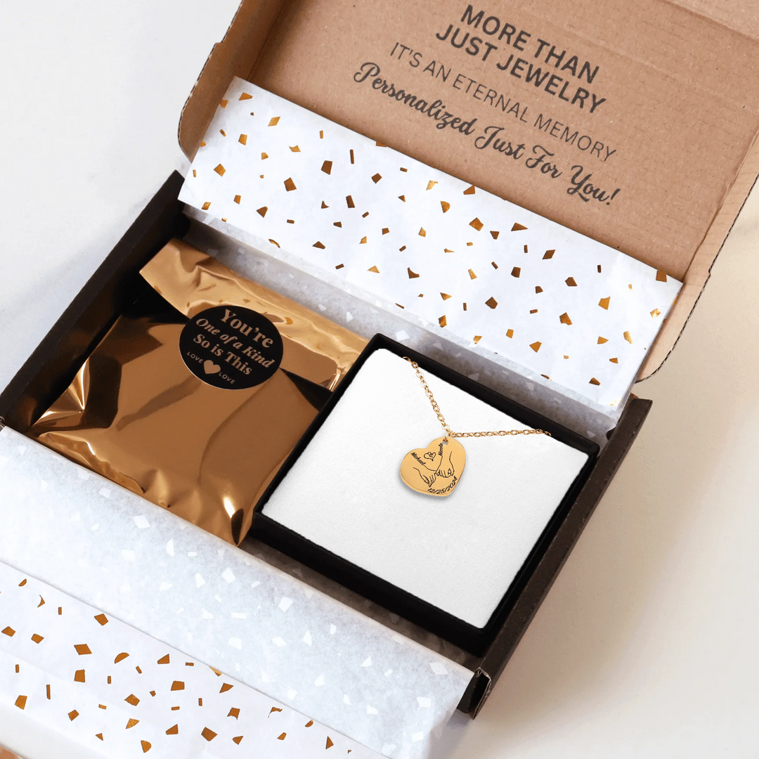 Our first christmas together Heart Necklace